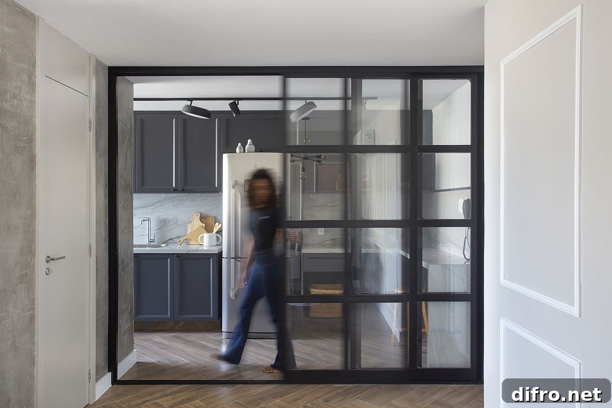 Modern, space-savvy revamp of Flamengo Apartment by Nop Arquitetura in Brazil