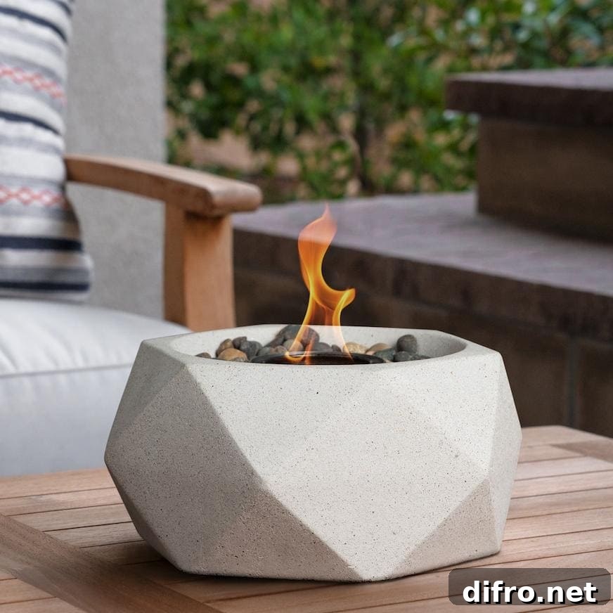 Small Tabletop Fire Pot