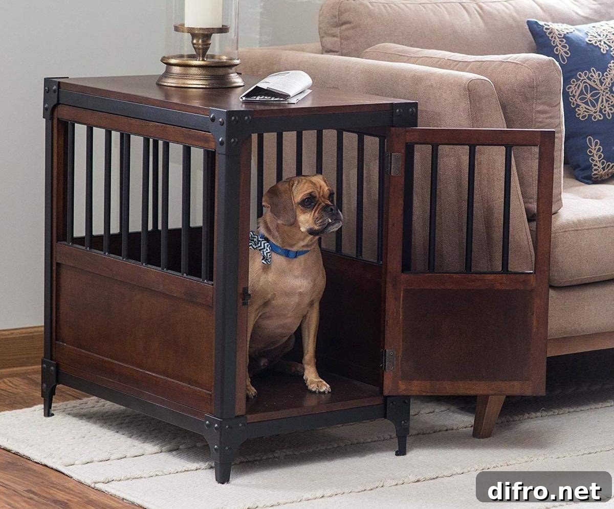 Wooden Dog Crate