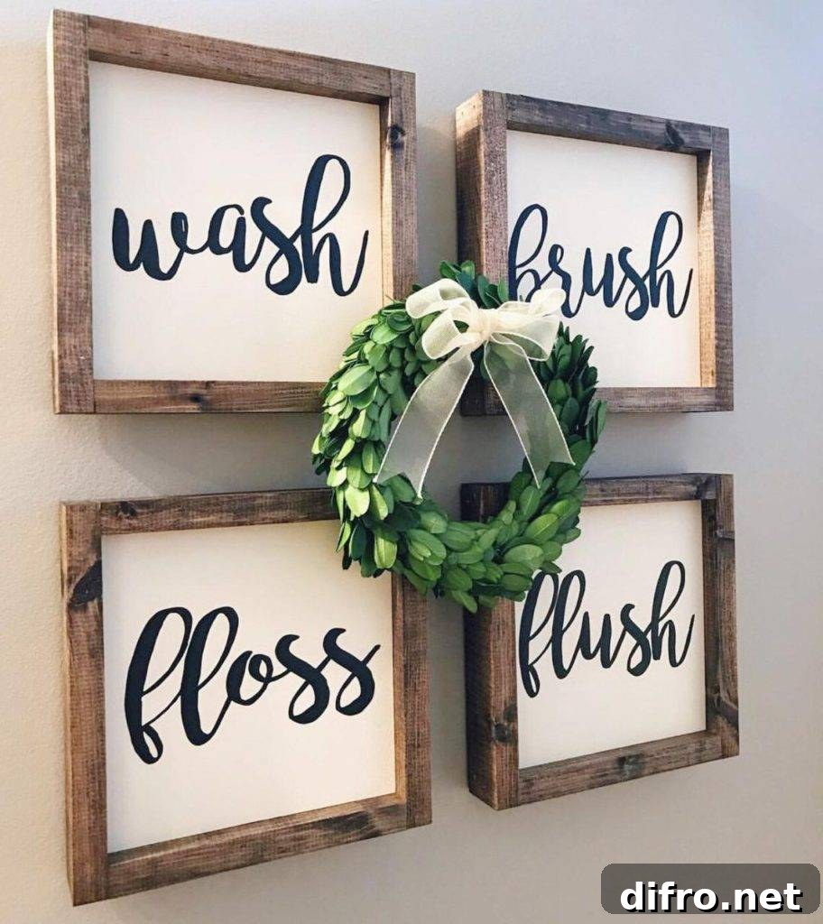 Wooden Frame Wall Art