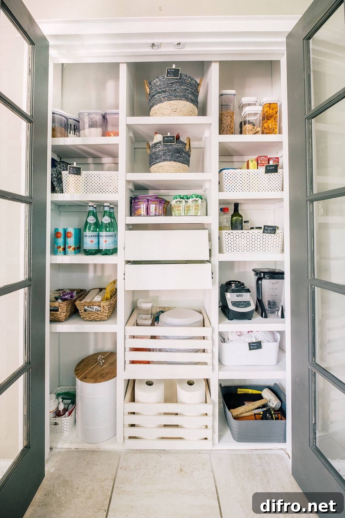 Neat pantry shelving ideas