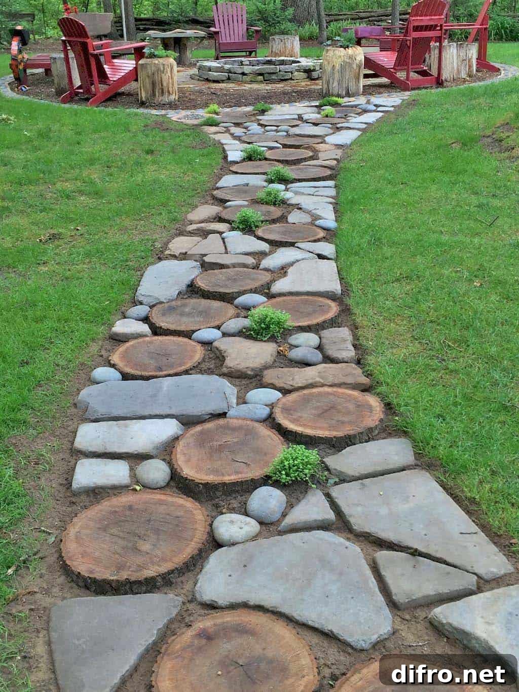 Logs of Wood Pathway
