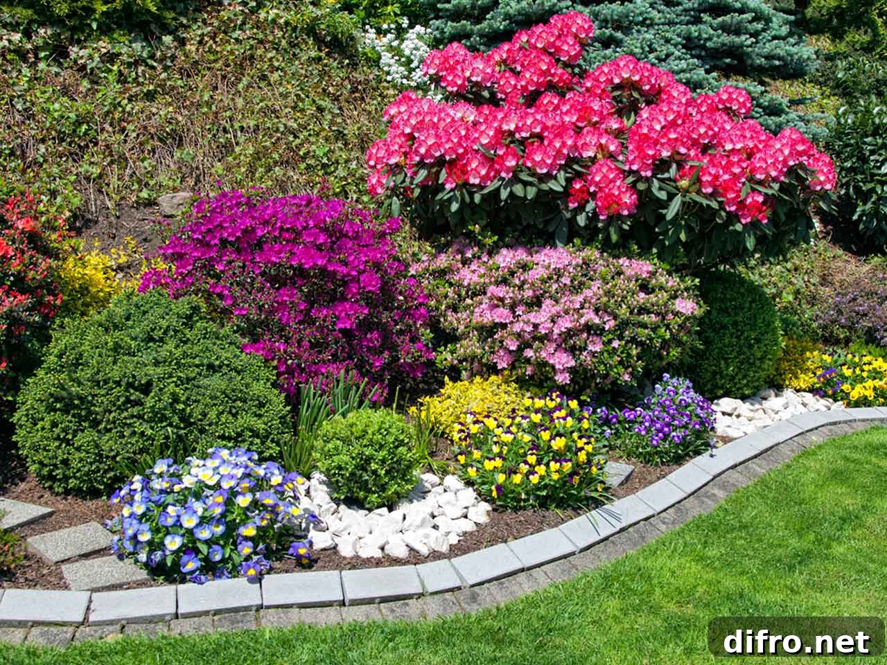 Flower Color Scheme for Backyard