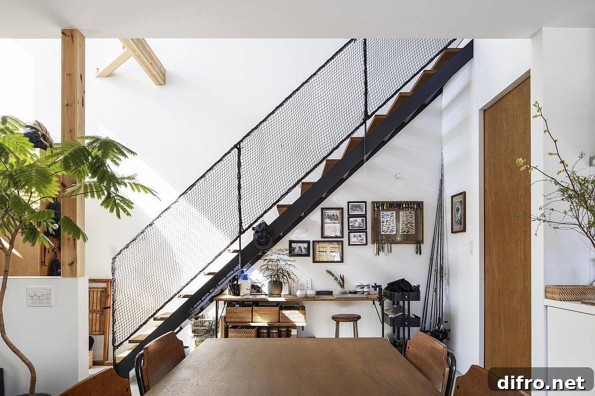 Storage under the staircase