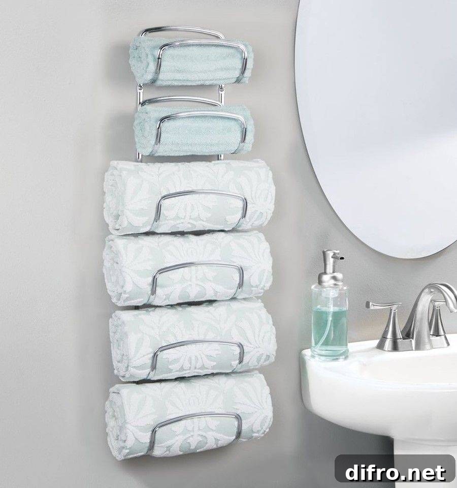 Vertical Towel Bar Mount