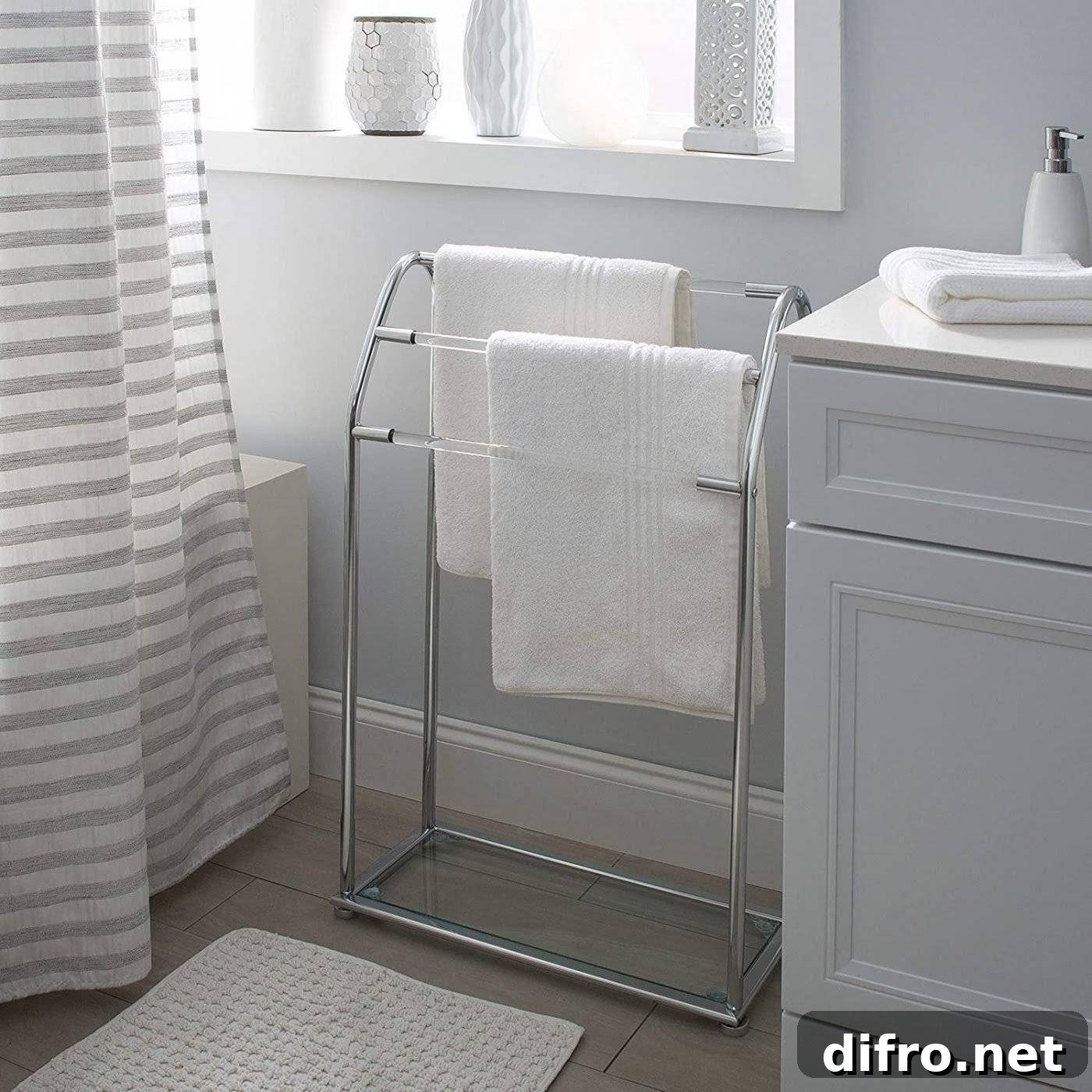 Stainless Steel Towel Stand