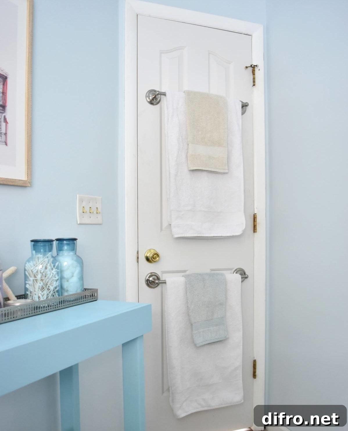 Door Mounted Towel Bars