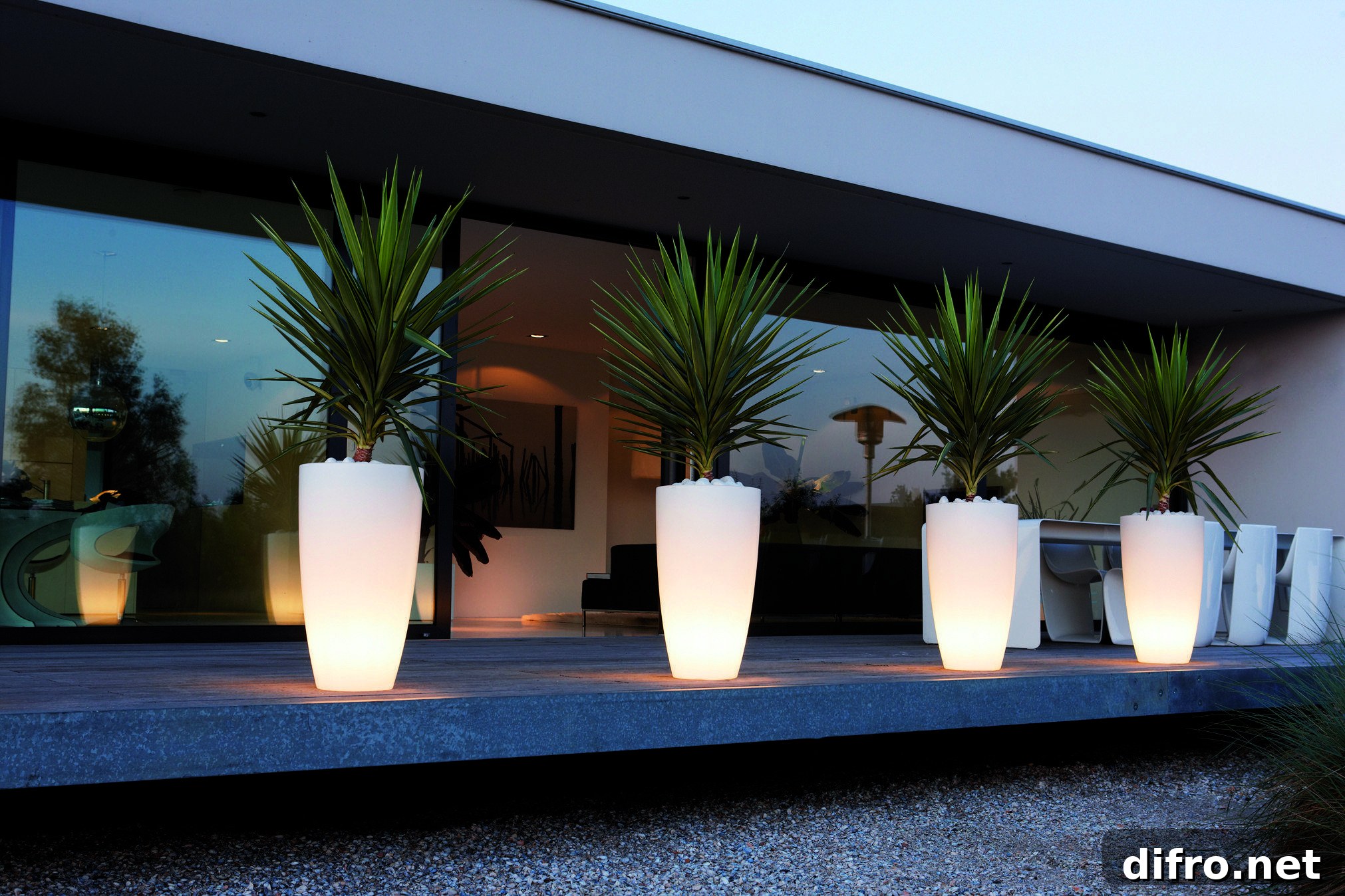 Light up Flower Planters