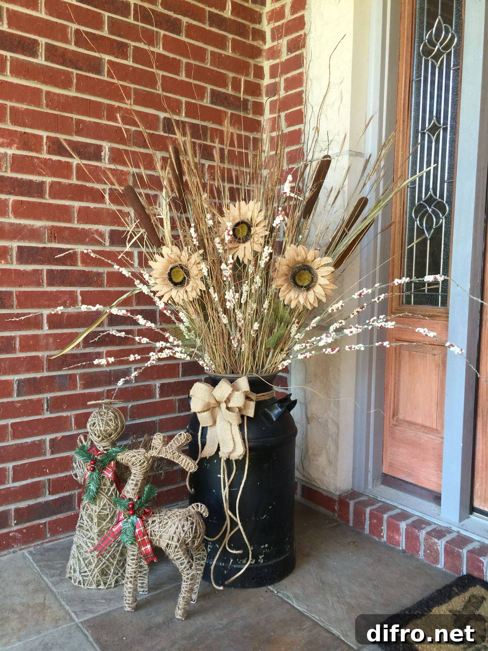 Milk Can Planter