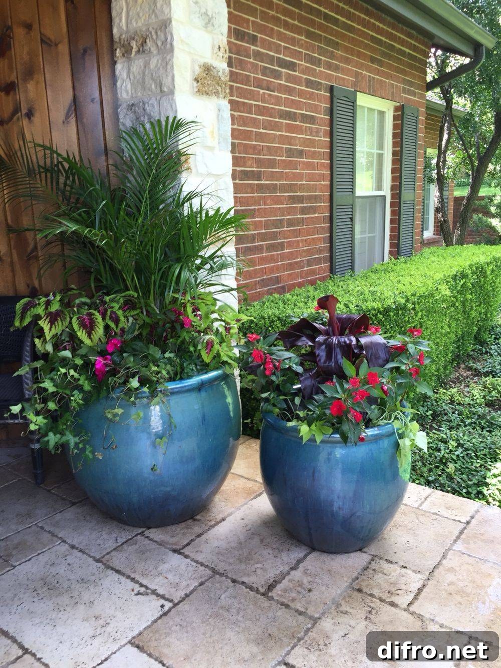 Painted Flower Pot