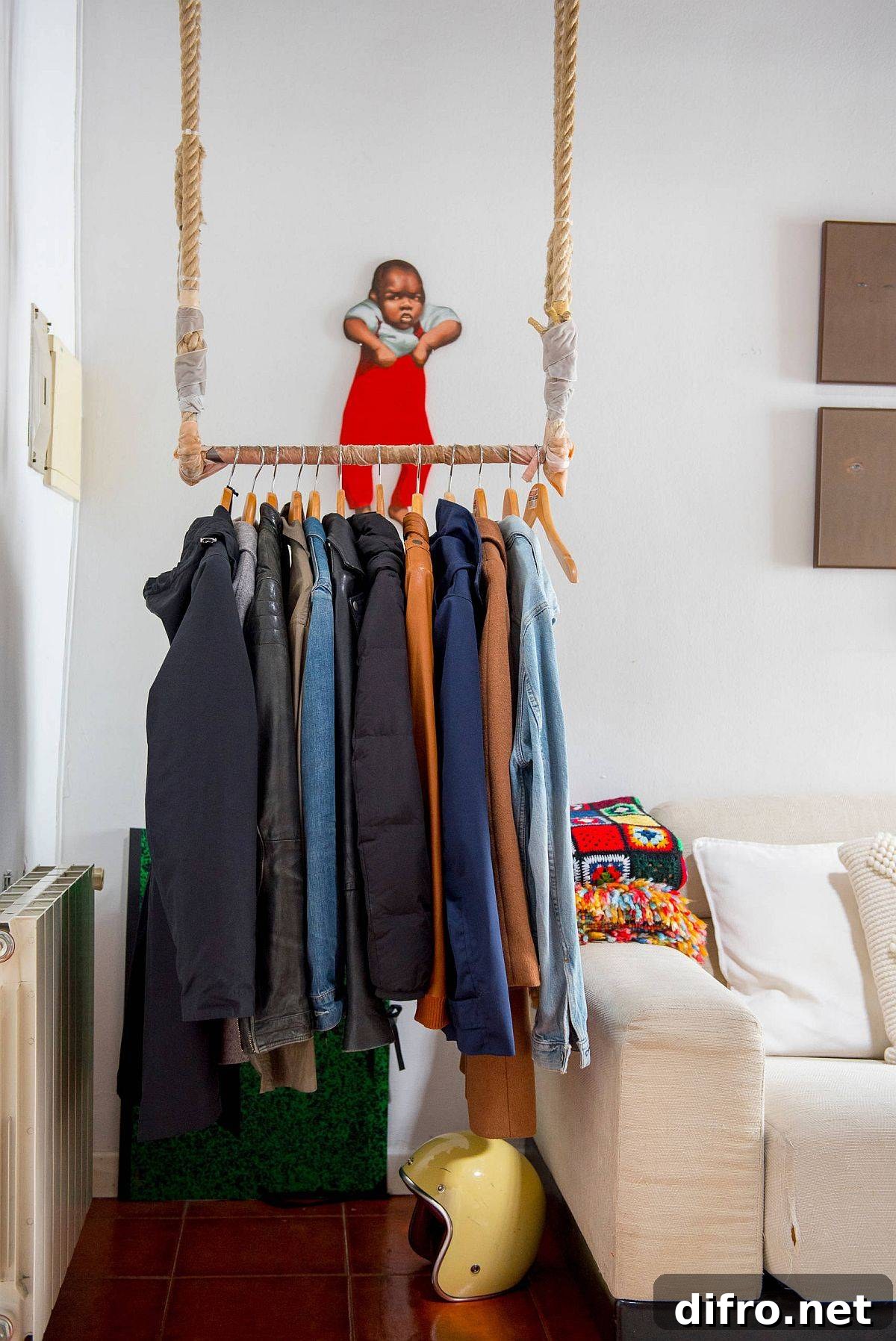 Simple wardrobe solutions for those who don't need full closets