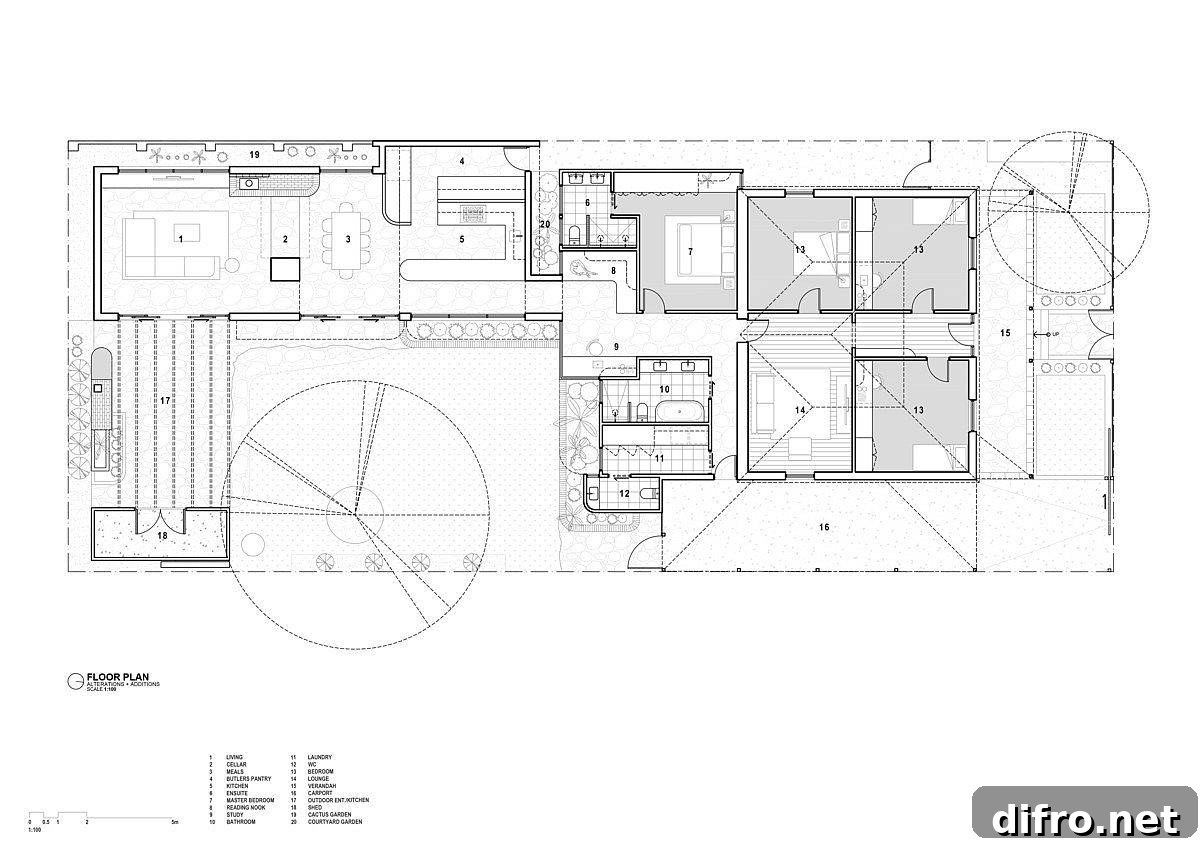 Floor plan of Goodwood House
