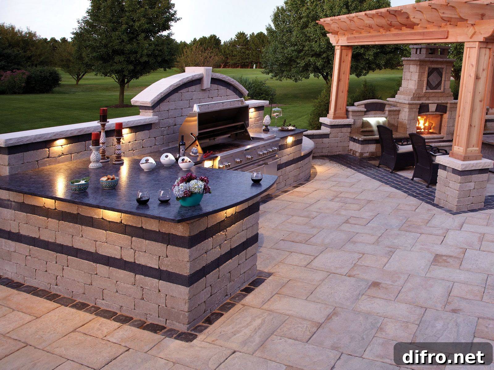 Barbecue Area Set up
