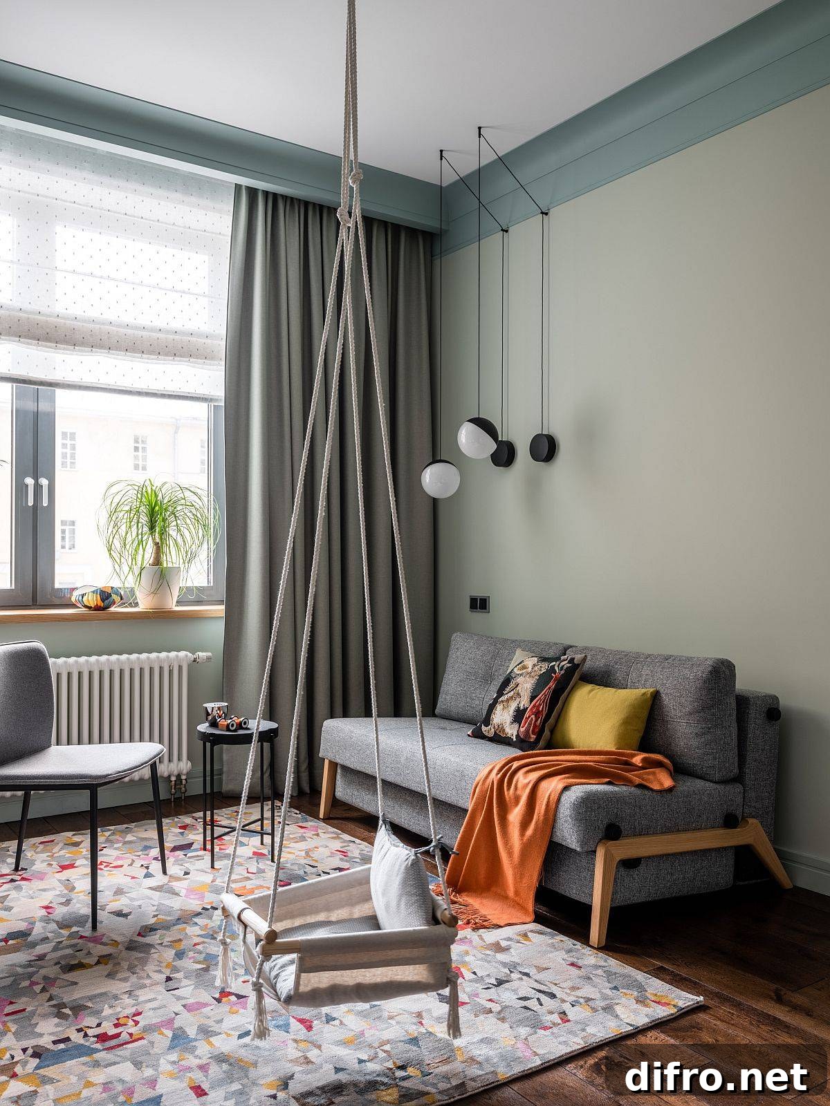 Space-savvy decor for small living room