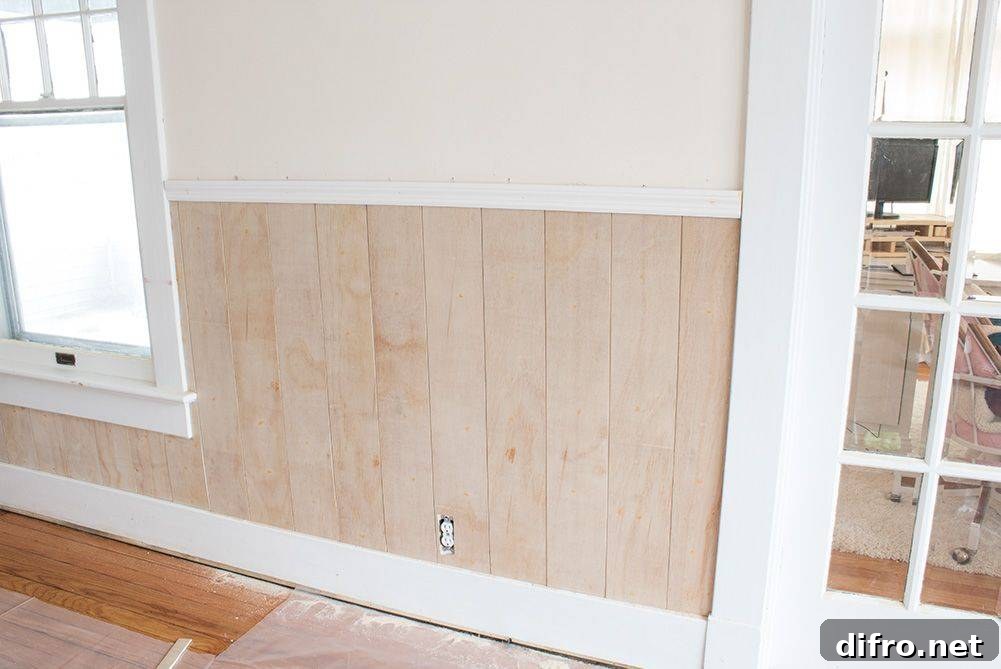 Half Length Vertically Installed Shiplap
