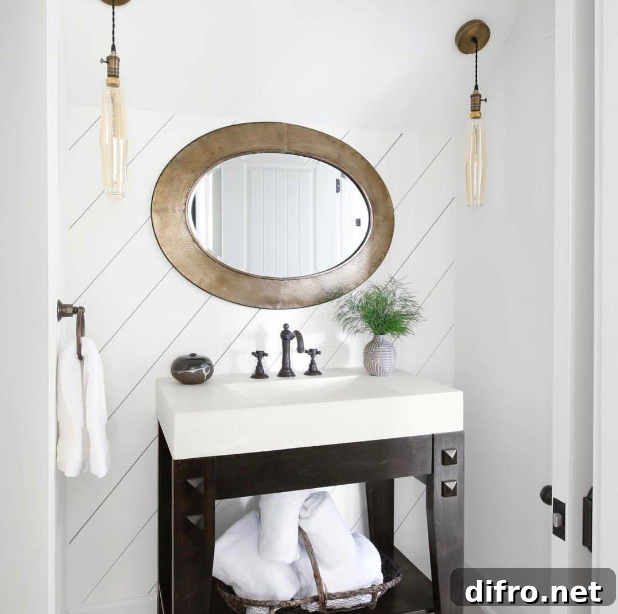 Diagonally Installed Shiplap