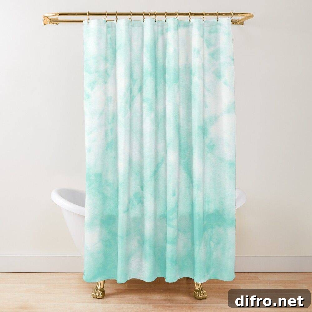 Tie and Dye Curtain