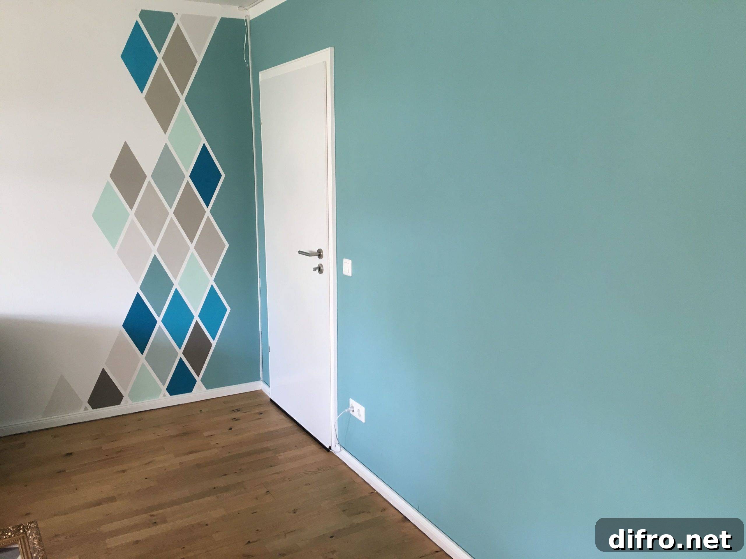 Corner Space Painted Teal