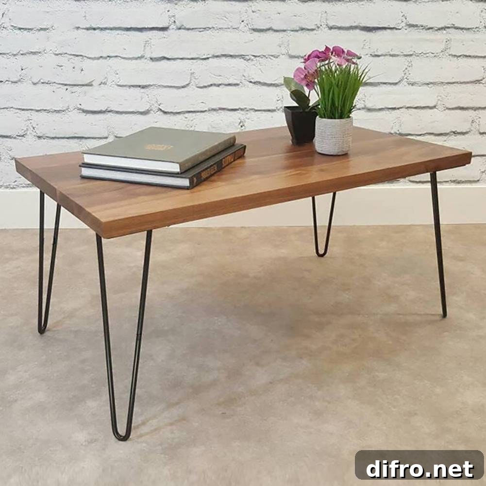 Center table with books and plants