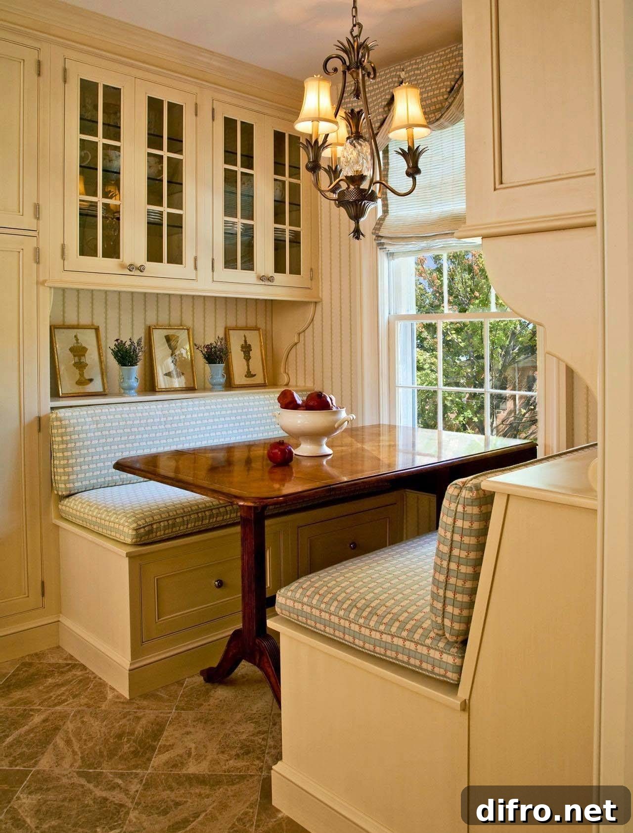 Low Cabinet Breakfast Nook