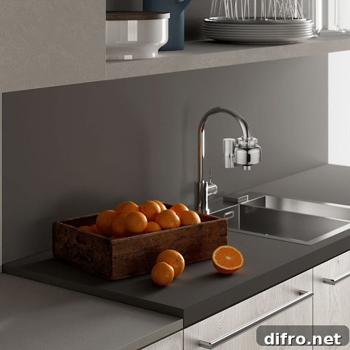 Silver touch-less faucet