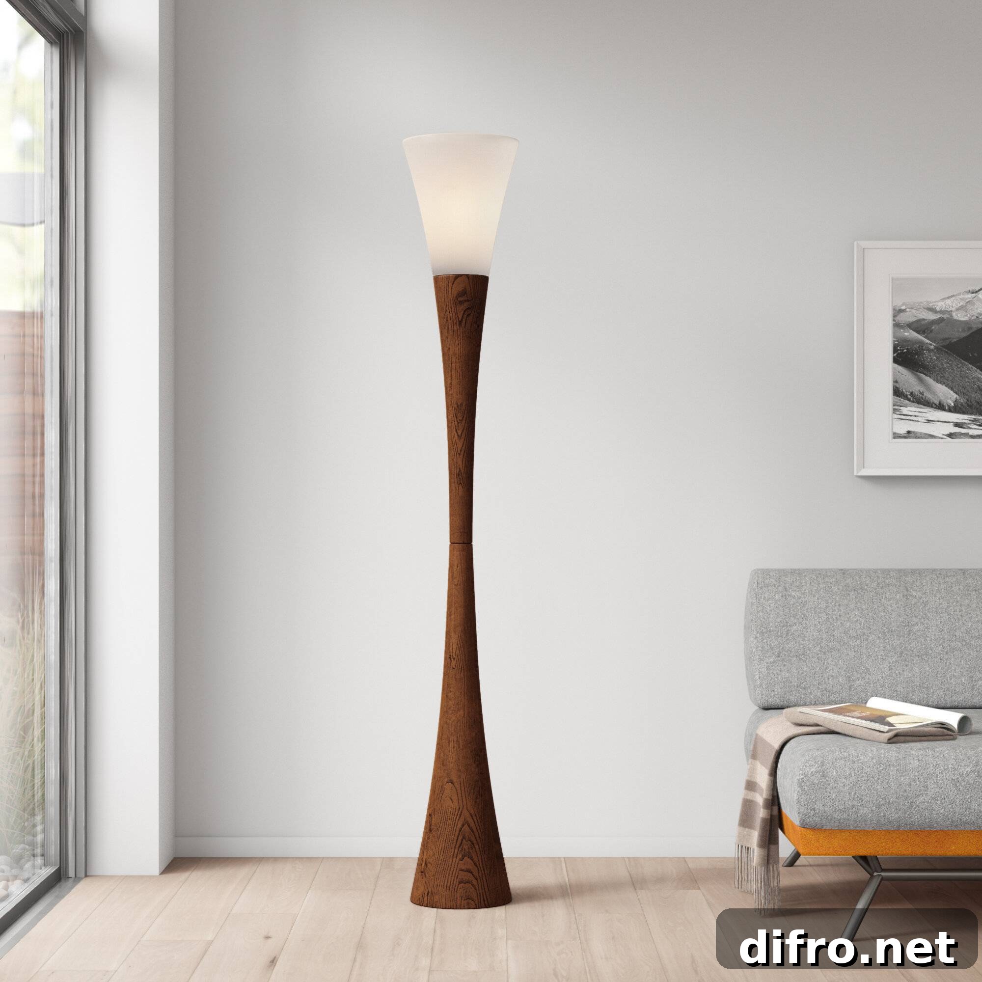 Heanor 68 Column Floor Lamp