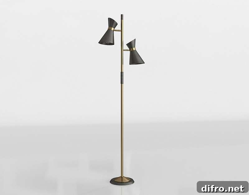 Bryce 63" Tree Floor Lamp