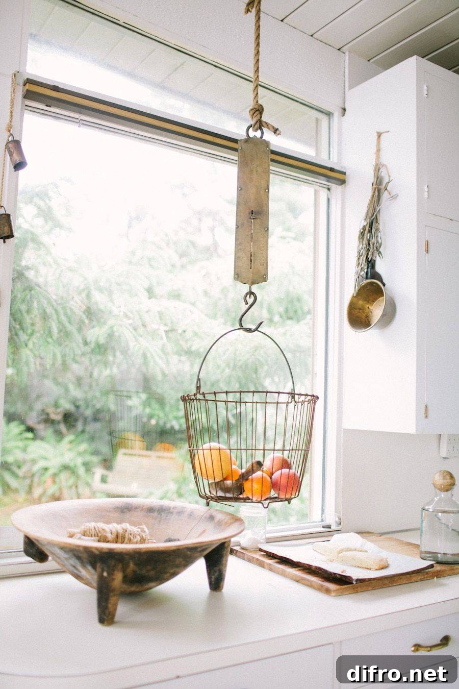 Kitschy retro plant hanger