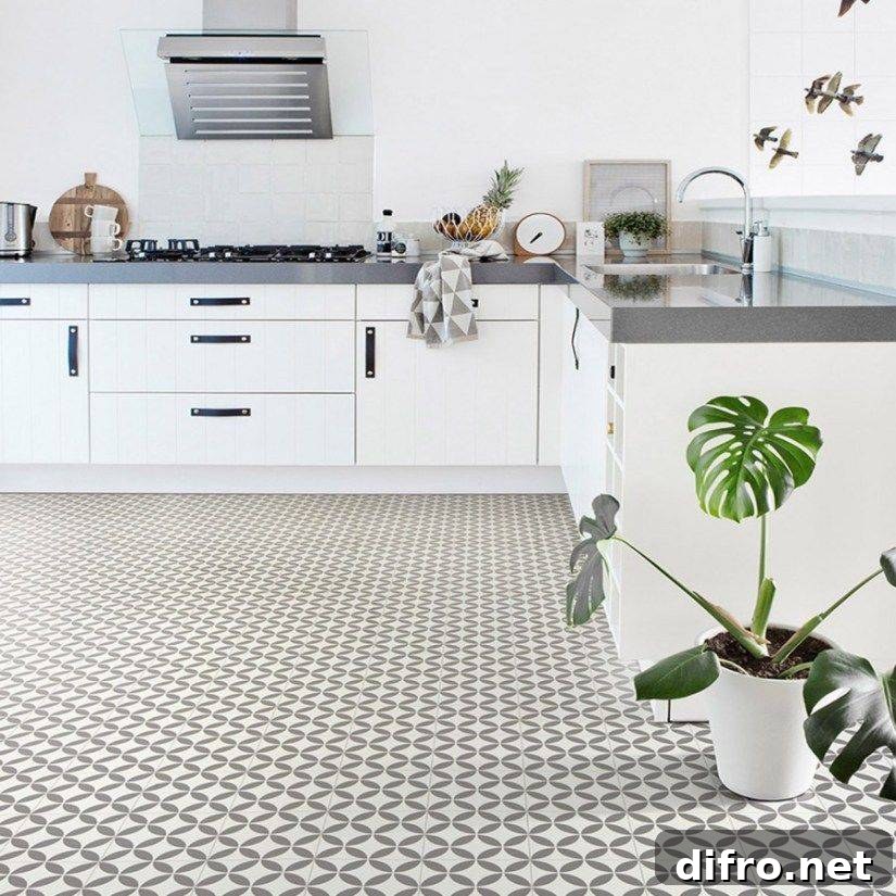 Traditional vintage floor
