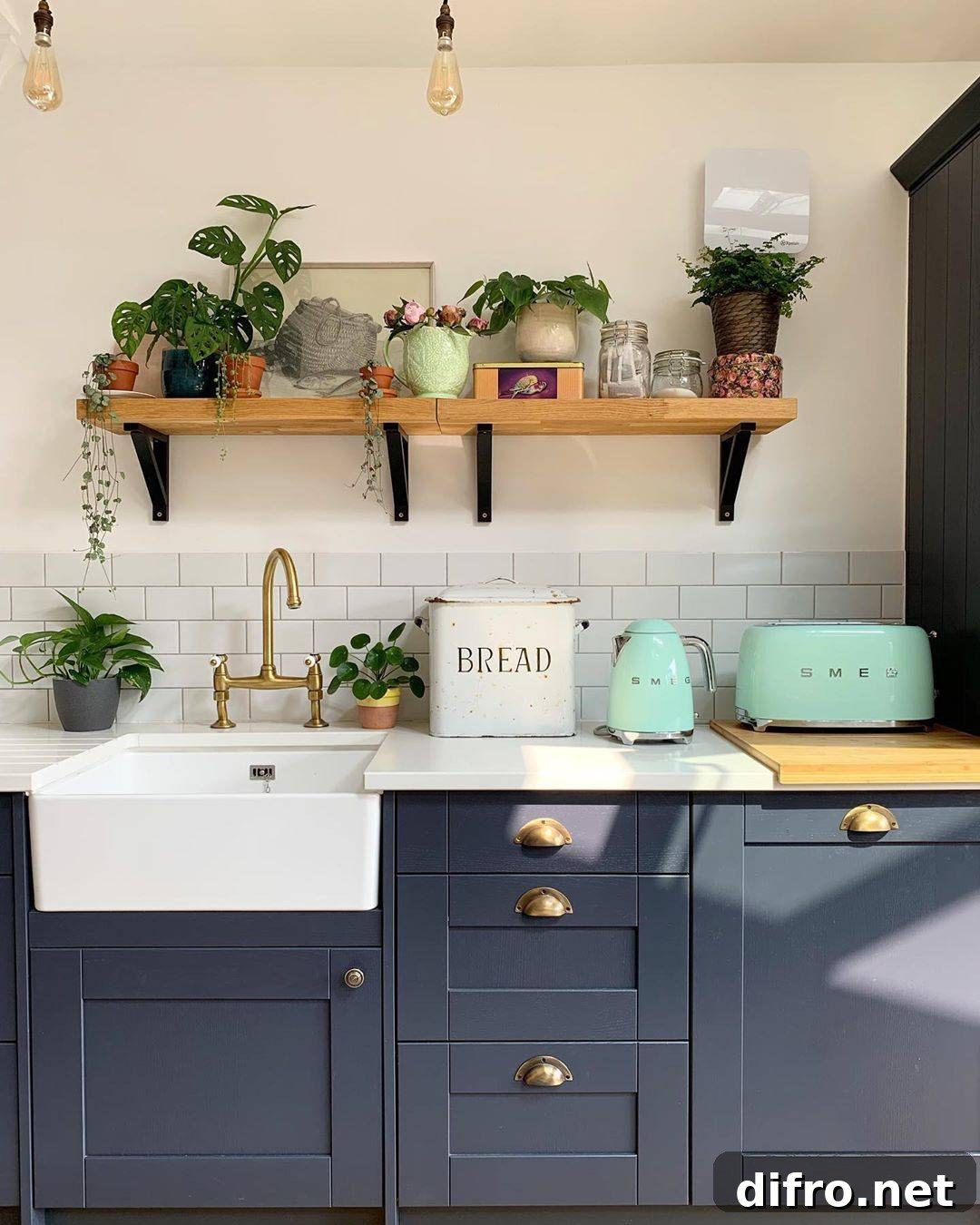 Small kitchen plants decor