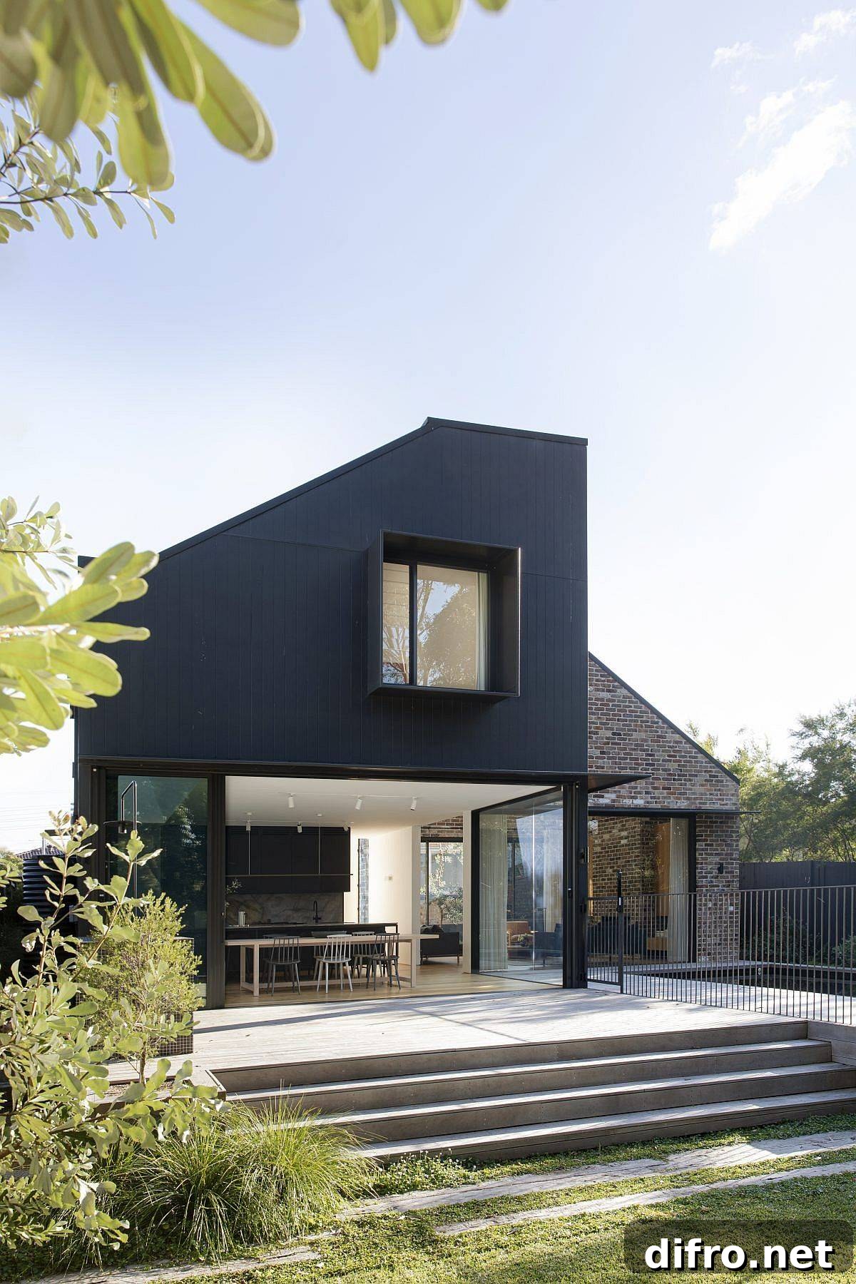 Ample garden area and a pool extend the living area outdoors at this federation home