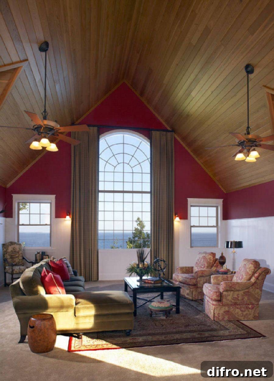 Tall and Pointed Ceilings