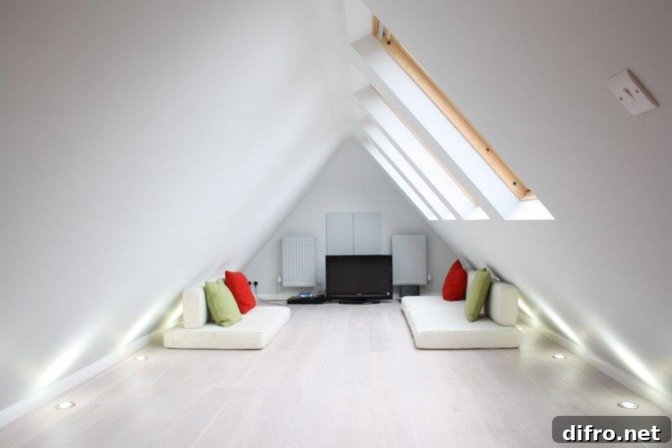 Tall and Pointed Ceilings.