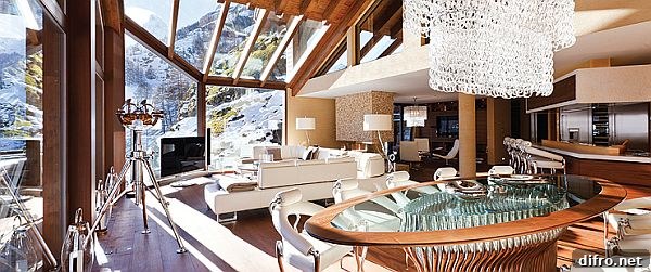 Bedroom suite at Chalet Zermatt Peak