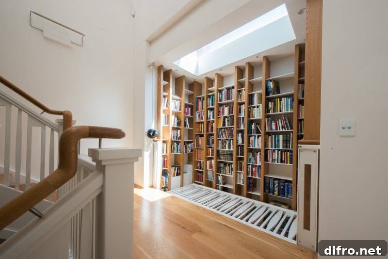 Wooden Bookcase.