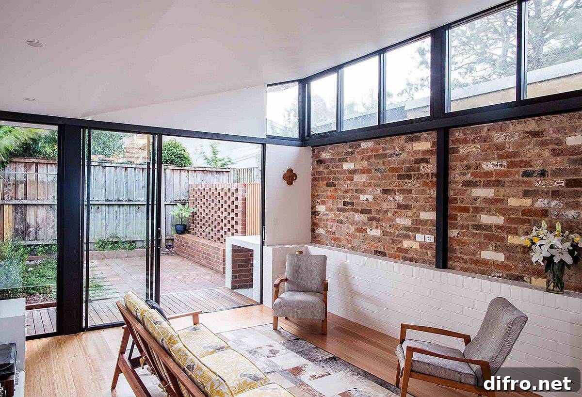Renovated cottage with clerestory windows