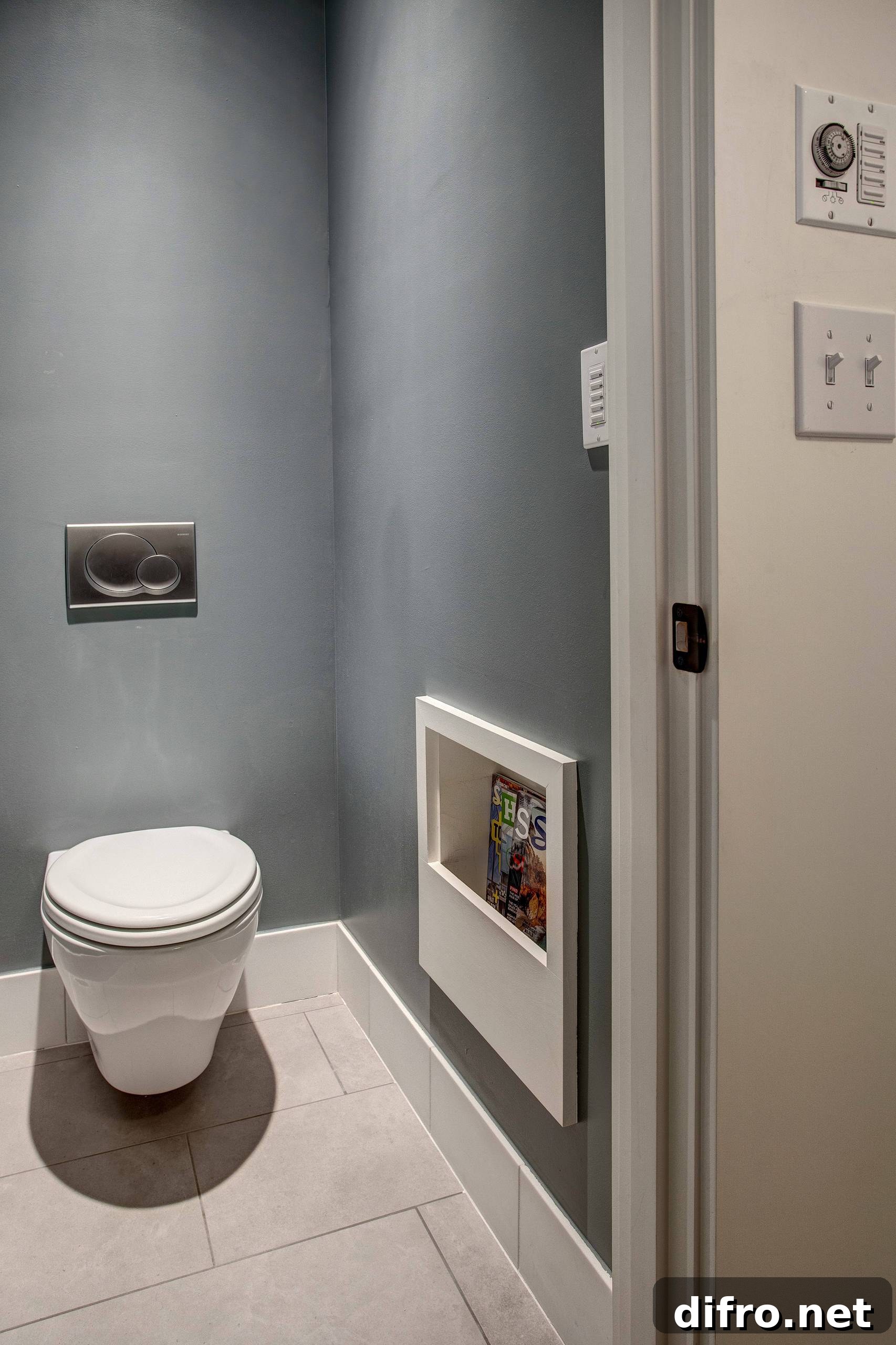 Built-In Magazine Wall Holder