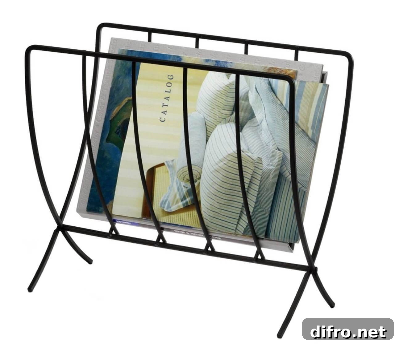 Floor Magazine Rack