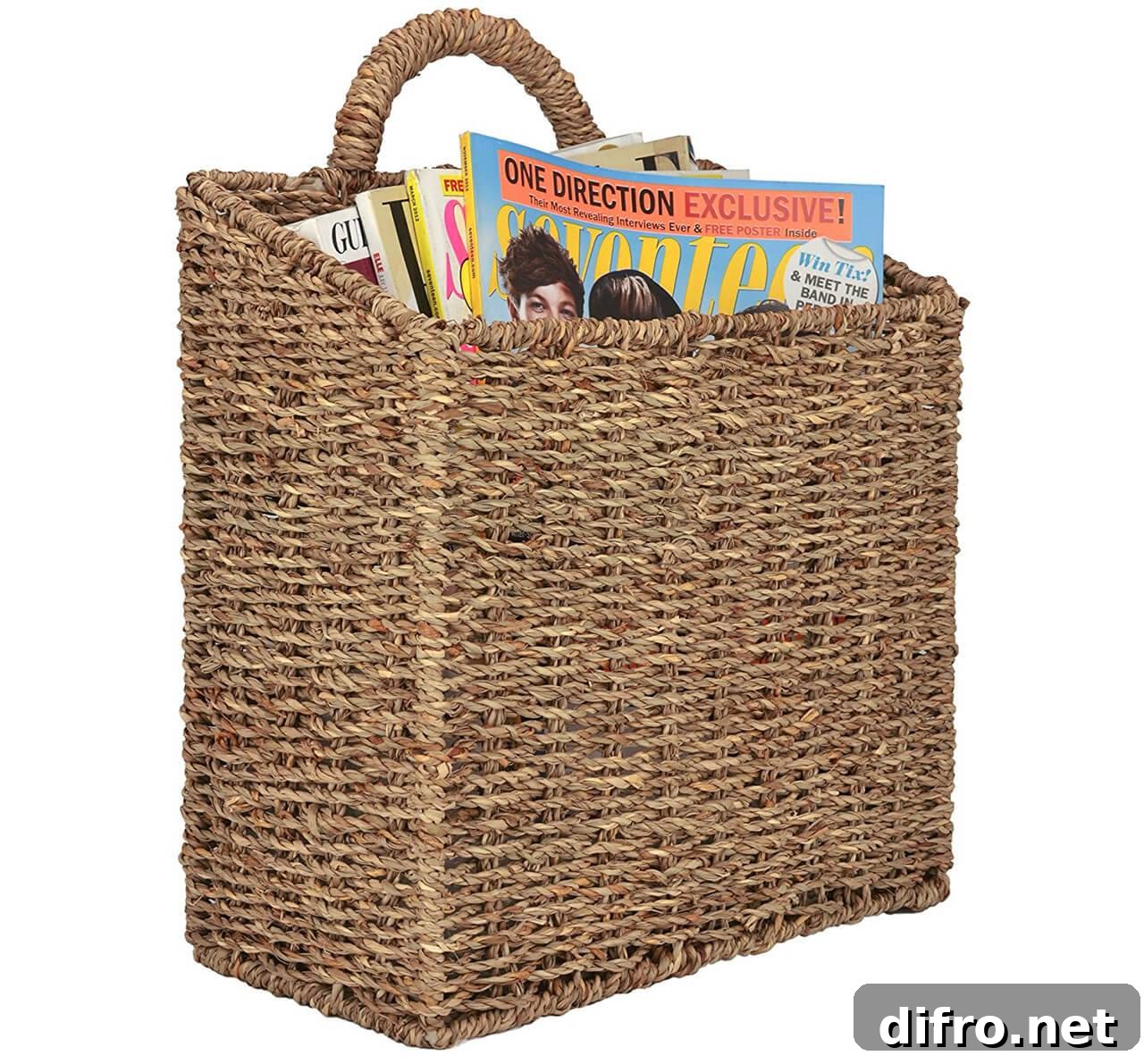 Basket Magazine Holders