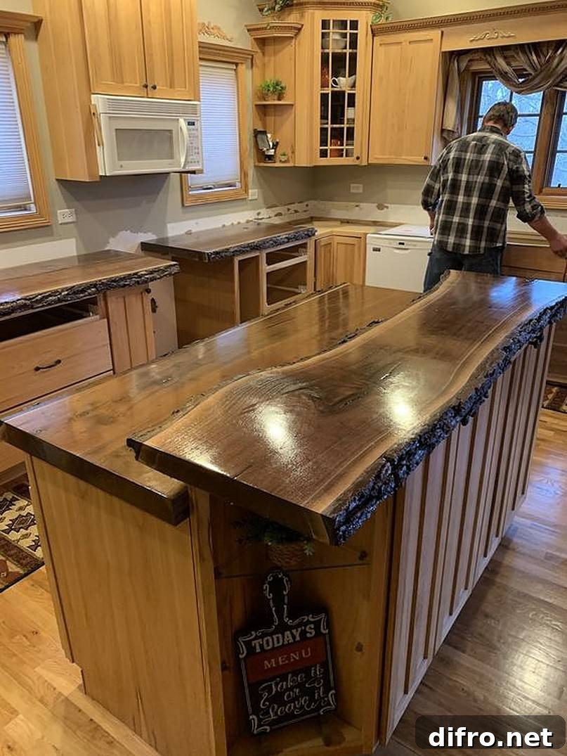 Man standing in the kitchen