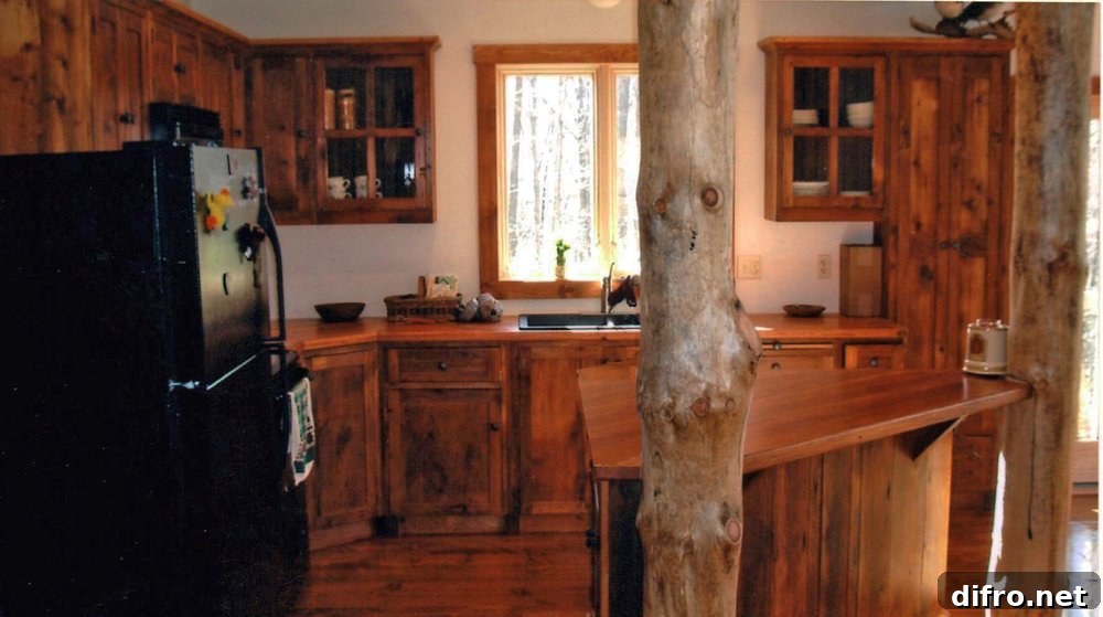 Triangle kitchen counter