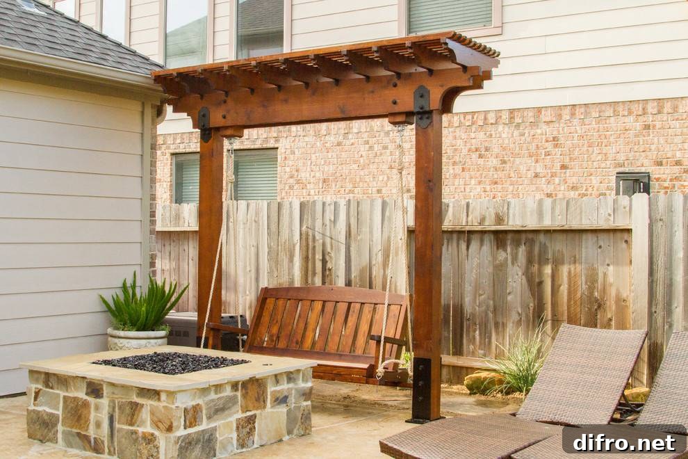 Pergola Swing