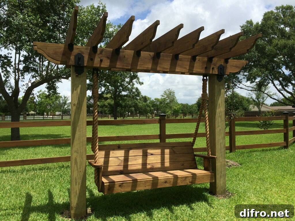 Pergola Swing.