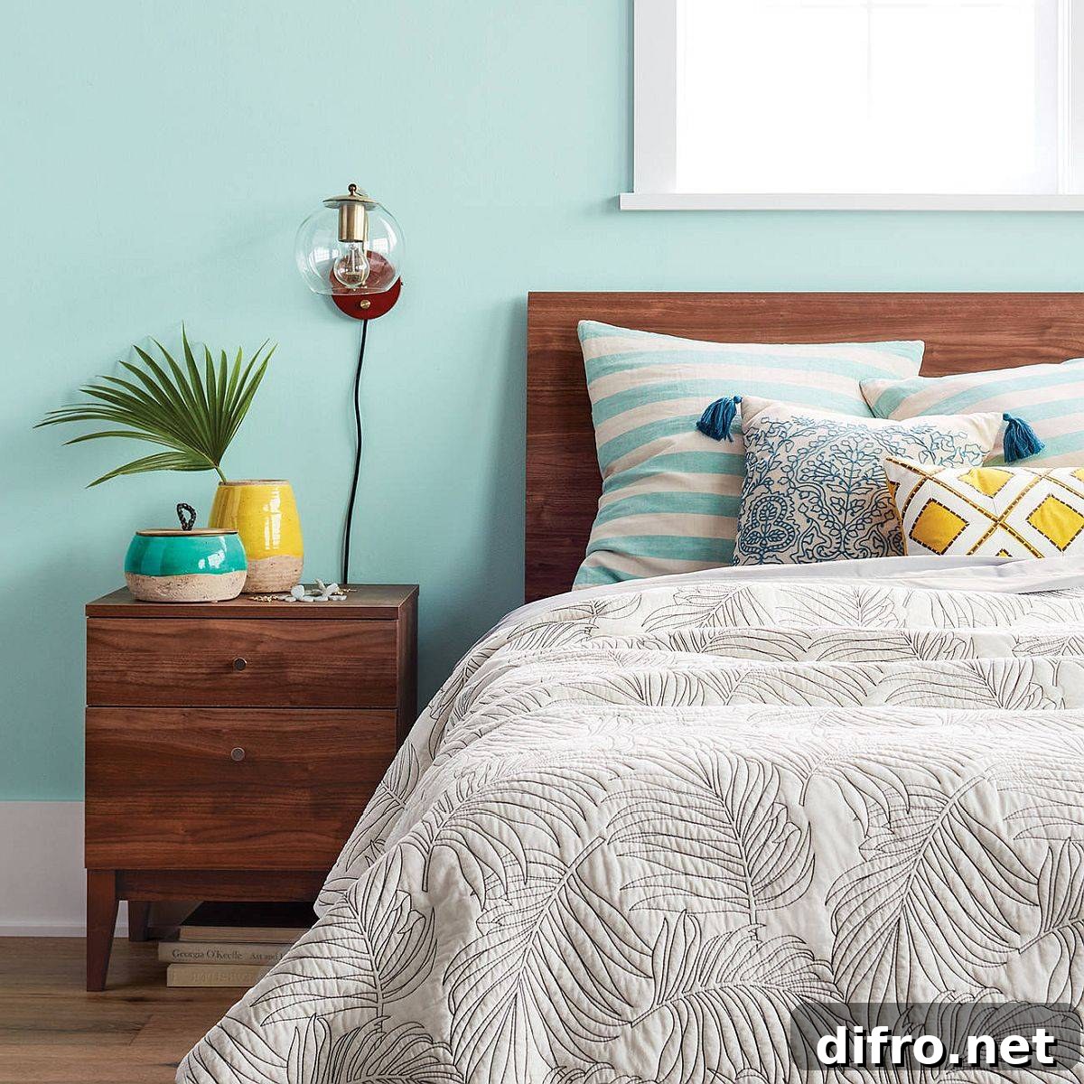 Clutter-free and organized bedroom