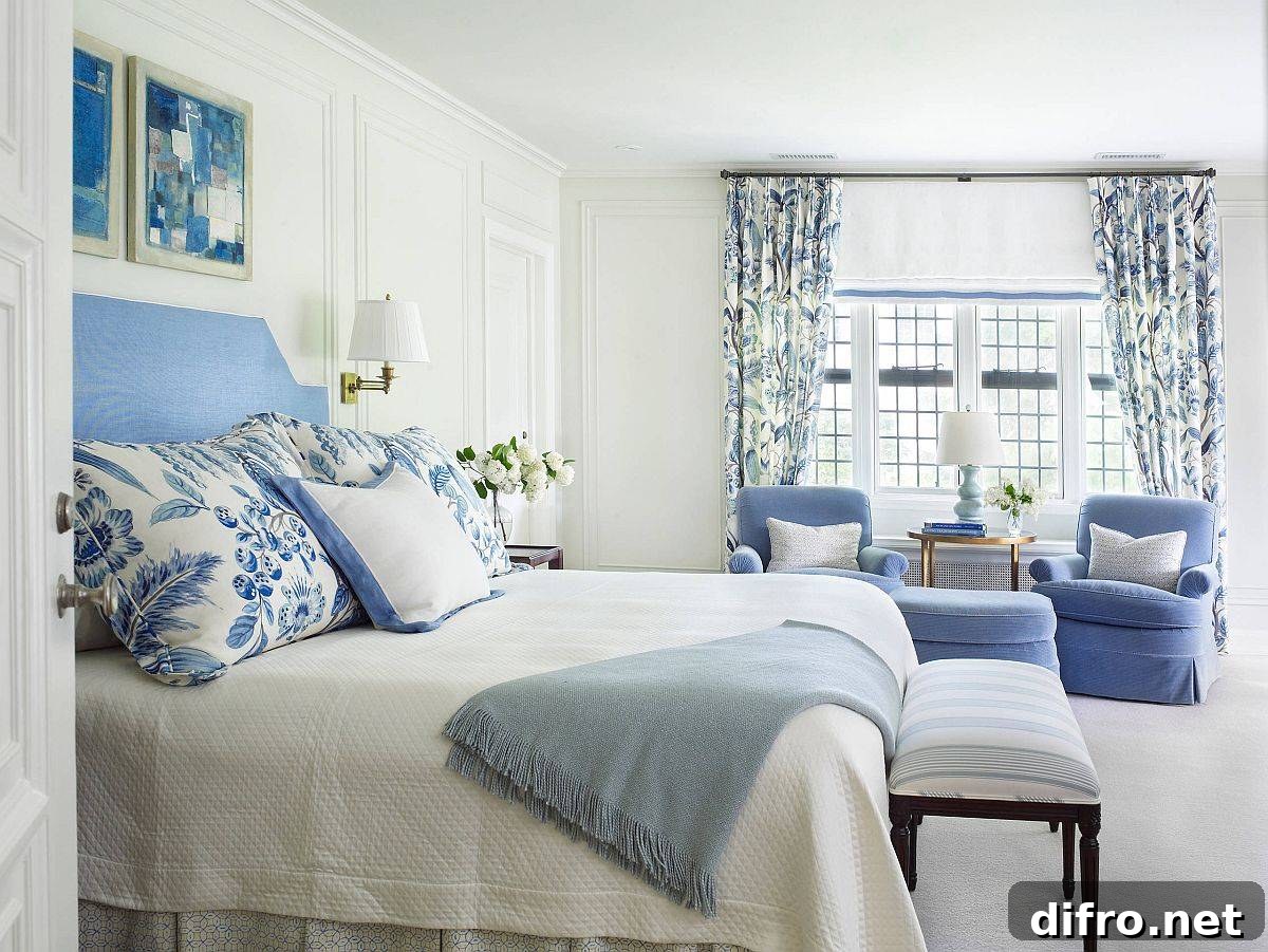 Cheerful French Country style bedroom