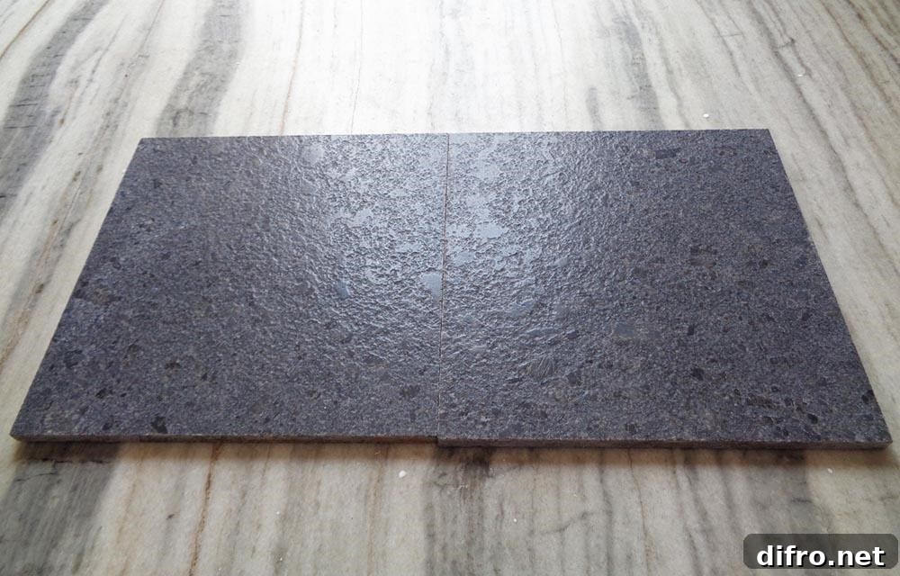 Leathered granite from India