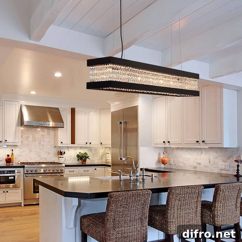 Vintage Glam Design with Crystal Chandelier