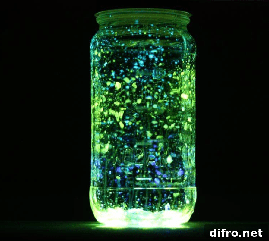 glowing iridescent lantern