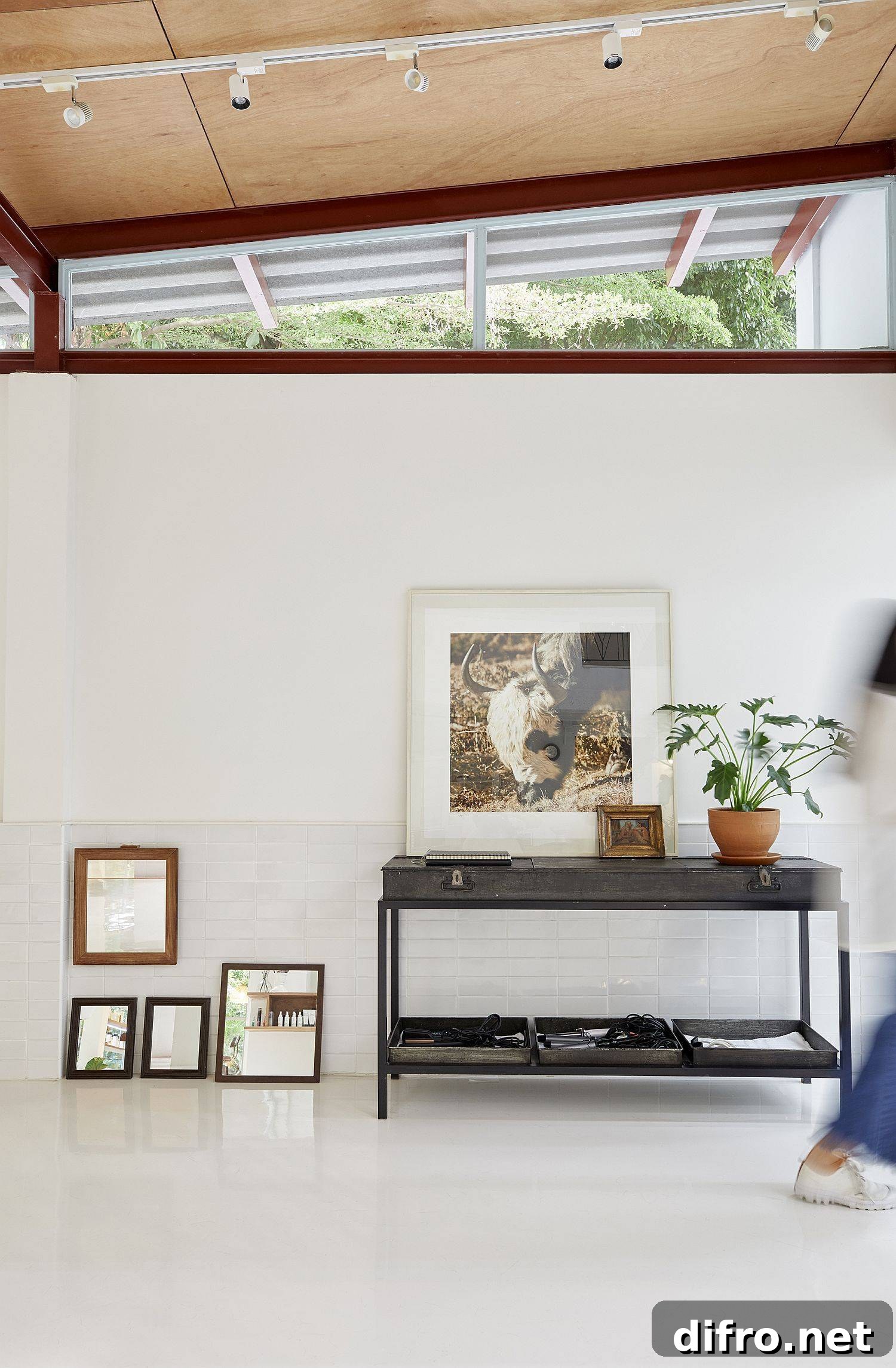 Contemporary home with clerestory windows