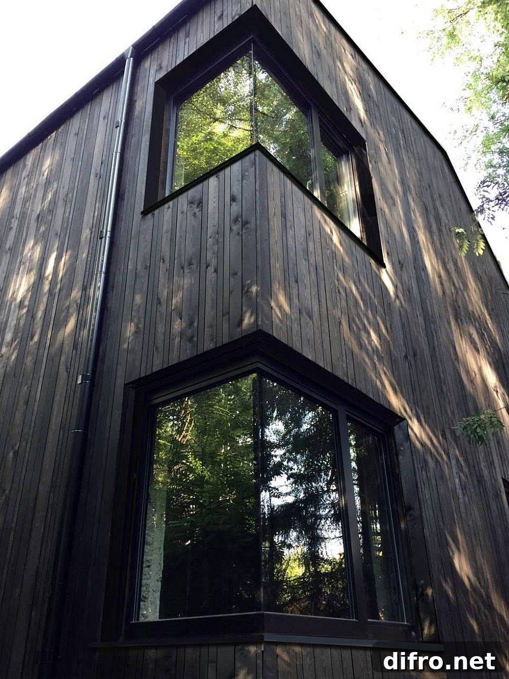 Corner windows for passive house performance